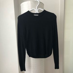 Babaton crew neck wool blend sweater in size XS